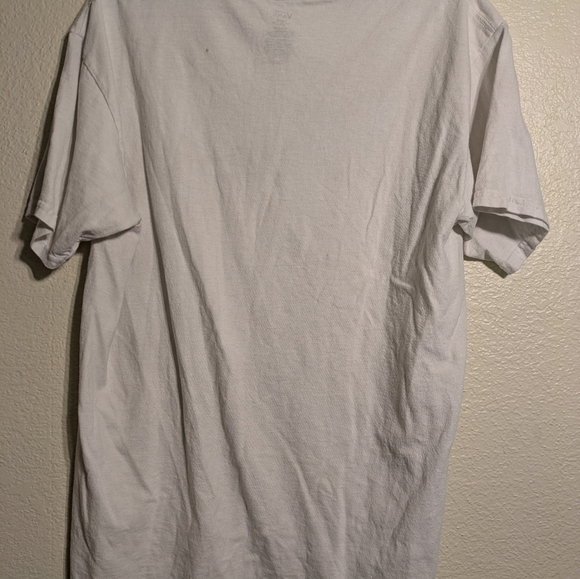 Vans White Men's T-Shirt Pre-owned Size Large - Picture 4 of 5